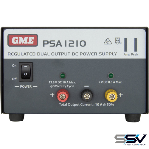 GME PSA1210 Regulated Power Supply (11 Amp Peak)