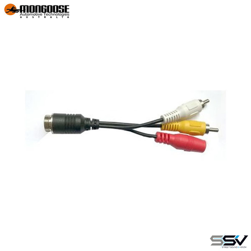 Mongoose PVC12HDF 4 Pin Female to RCA and Power