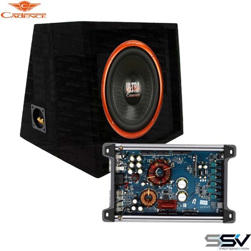 Cadence Car Audio Sub & Amp Pack QR600.1 | US12D4 | SB12SP