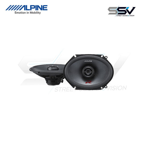 Alpine R-S68 Type-R 6x8" Coaxial 2-Way Speakers