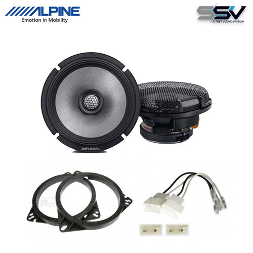 Alpine R2-S65 next-generation 6-1/2″ to suit Toyota Hilux 2006-2015- FRONT