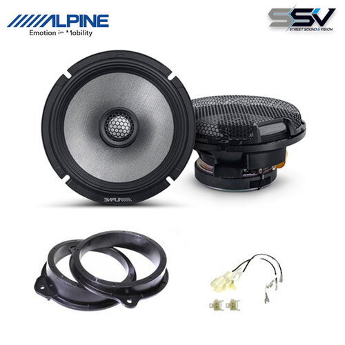 Alpine R2-S65 Next-Generation 6-1/2″ Speaker with spacers to suit Ford FG