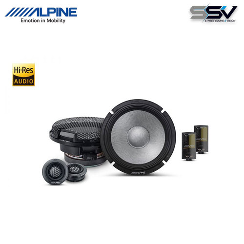 Alpine R2-S65C Next-Generation 6-1/2″ (16.5cm) Component 2-Way R-Series Speakers