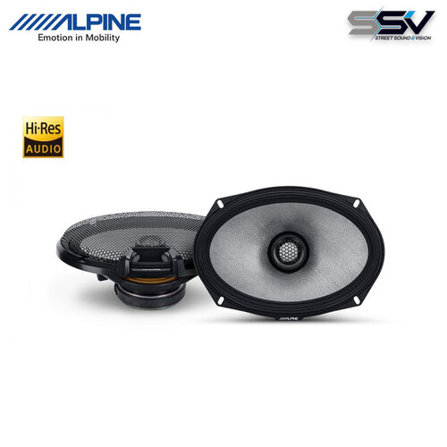 Alpine  R2-S69 Next-Generation 6×9” (16cm x 24cm) 2-Way Coaxial R-Series Speakers
