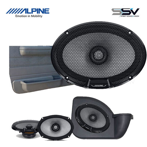 Alpine 6x9" Audio upgrade to suit 79 Series Landcruiser (R2-S69_PODSFR69_)