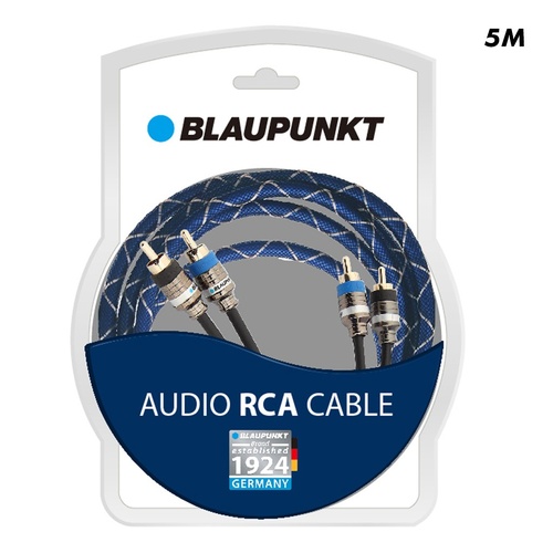 Blaupunkt RC2-50S 5m 2 Channel RCA Lead