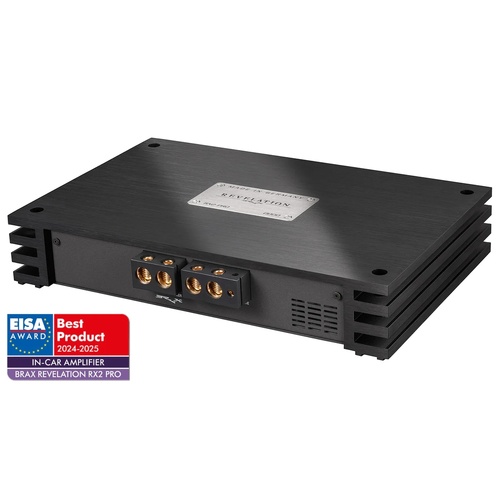 BRAX REVELATION RX2 PRO - 2 Channel Ultimate High-End Amplifier | Class D | Black | Digital Input