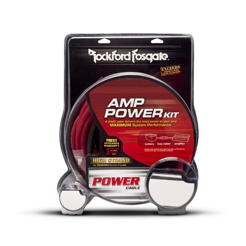 Rockford Fosgate RFK4 4 AWG Power Installation Kit