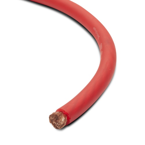 Rockford Fosgate RFW1R-51 51 Foot Spool 1/0 AWG Frosted Red Wire