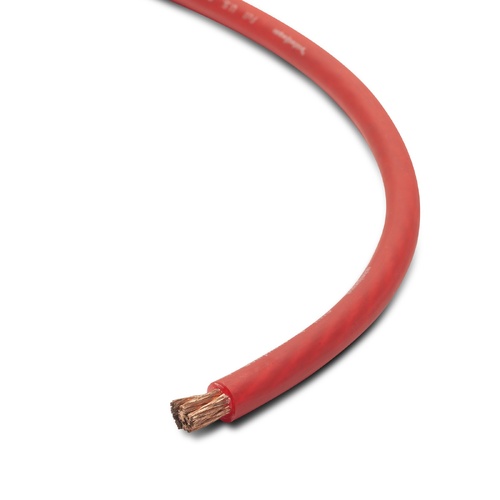 Rockford Fosgate RFW4R 100 Foot Spool 4 AWG Frosted Red Wire