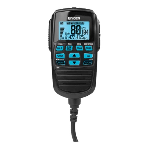 Uniden RM800 Remote LCD Speaker Microphone for UH5045 / UH5060 / UH8060S / UH7760NB