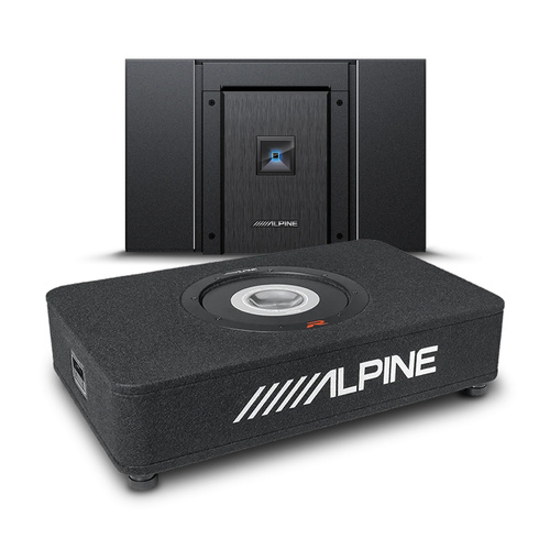 Alpine Bass & Power Combo RS-SB12 Subwoofer + HDA-M80 Amplifier