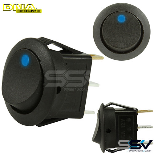 DNA RS16BU Rocker Switch On/Off - Blue