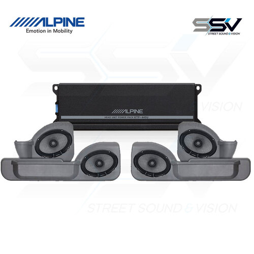 Alpine 6x9" Audio upgrade to suit 79 Series Landcruiser