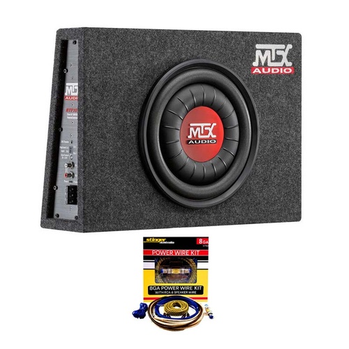 Mtx Audio RTF Series Powered 10" Slimline Subwoofer To Suit Toyota Hilux N80