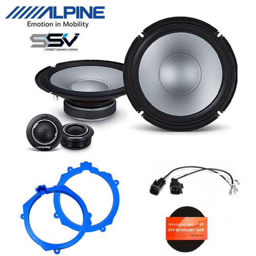 Alpine S2-S80C   8" Speakers to suit Mazda Rx8 2003-2008 With Bose