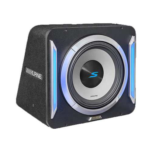 Alpine S2-SB8 S-Series 8” PrismaLink™ Preloaded Subwoofer Wedge Enclosure