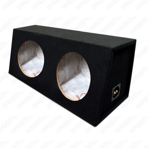 DNA SB10D 10in Double Subwoofer Box - Black