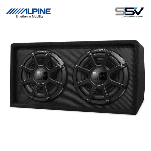 Alpine SBW-D12S4 Bassline 12″ Dual Subwoofer Enclosure