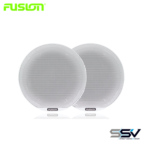 Fusion SG-F652W  Signature Series 3 6.5" 230-Watt Classic White Marine Speakers Chrome