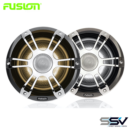 Fusion SG-FL882SPC  Signature Series 3 8.8" 330-Watt Sports Chrome Marine Speakers with CRGBW