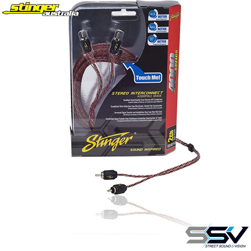 Stinger 4000 Series 2 Channel 9ft RCA Lead