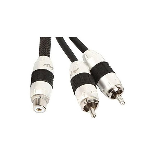 Stinger SI82YM 8000 Series RCA Y Splitter (1 Female to 2 Male)