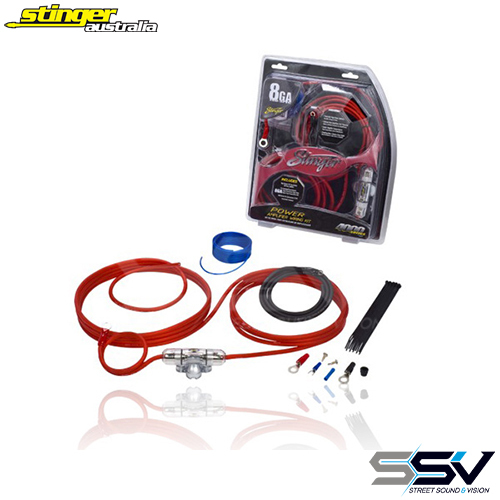Stinger 8GA 4000 Series Power Wiring Kit