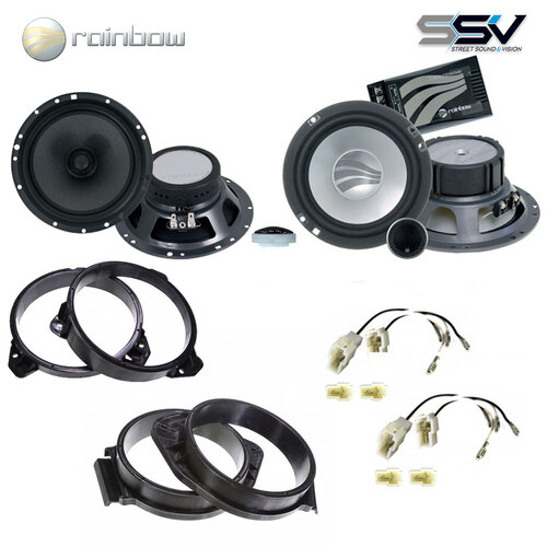 Rainbow Front & Rear speaker pack to suit Holden VF