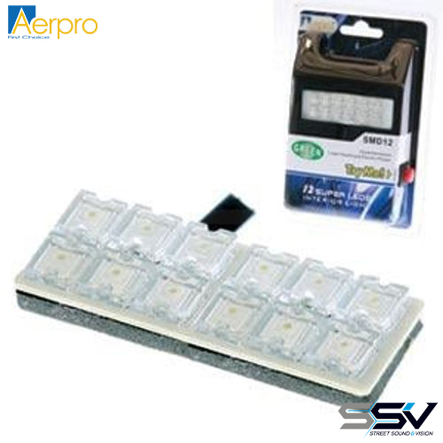 Aerpro SMD12G 12 x Super LED Lamp Green