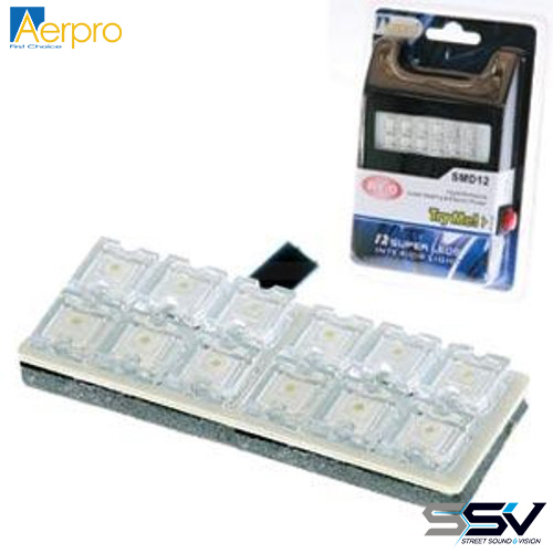 Aerpro SMD12R 12 x Super LED Lamp Red