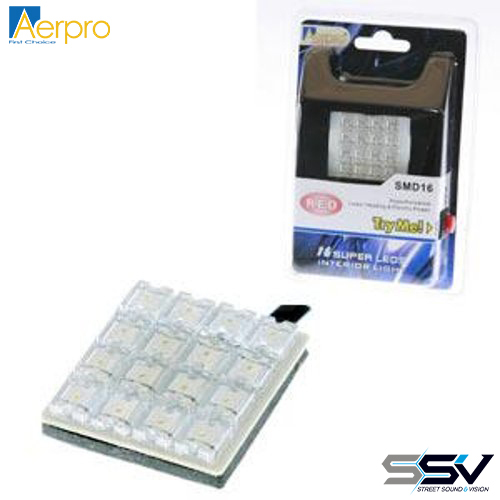 Aerpro SMD16R 16 x Super LED Lamp Red