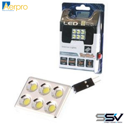 Aerpro SMD82R 6 x SMD LED Interior Lamp Red