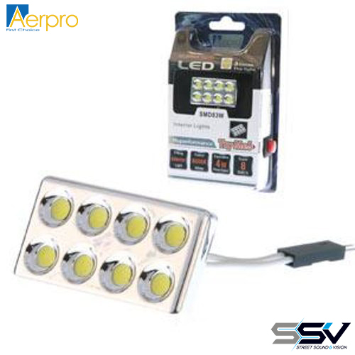 Aerpro SMD83W 8 x SMD LED Interior Lamp White