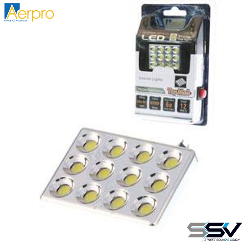 Aerpro SMD85R 12 x SMD LED Interior Lamp Red