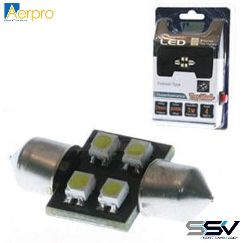 Aerpro SMD91G 4 x SMD LED 28mm Festoon Green