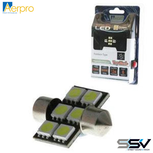 Aerpro SMD92R 6 x SMD LED 31mm Festoon Red
