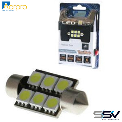Aerpro SMD94R 6 x SMD LED 41mm Festoon Red