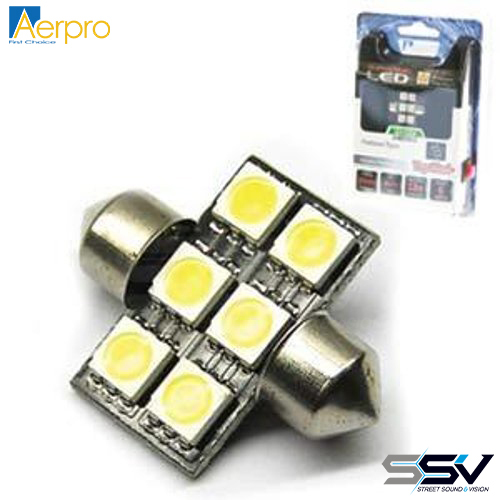 Aerpro SMD96G 6 x SMD LED 31mm Festoon Green