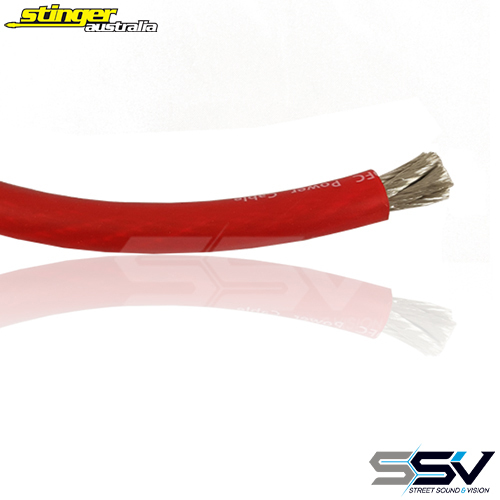 Stinger Red 0GA Power Cable Roll