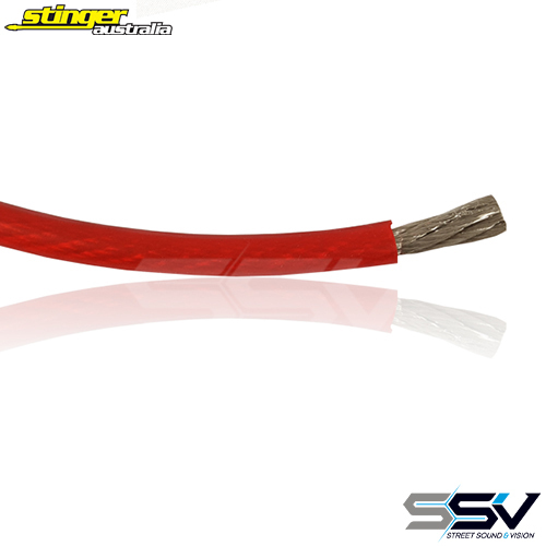Stinger Red 4GA Power Cable Roll