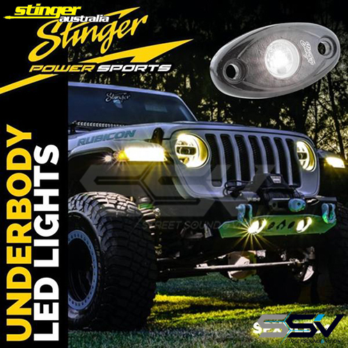 Stinger SPX White LED Underbody / Rock light Set