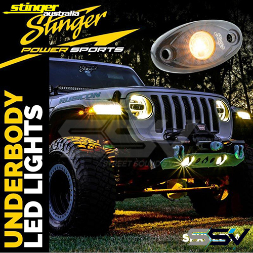 Stinger SPX Amber LED Underbody / Rock light Set