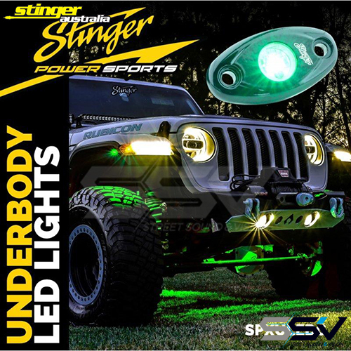Stinger SPX Green LED Underbody / Rock light Set