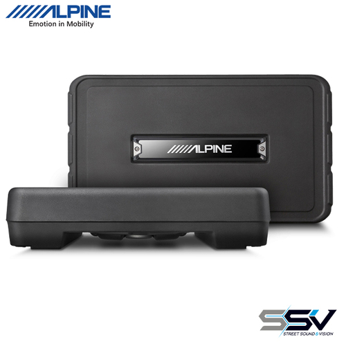 Alpine SS-SB12 Single 12” S-Series 2Ω Shallow Preloaded Subwoofer Enclosure