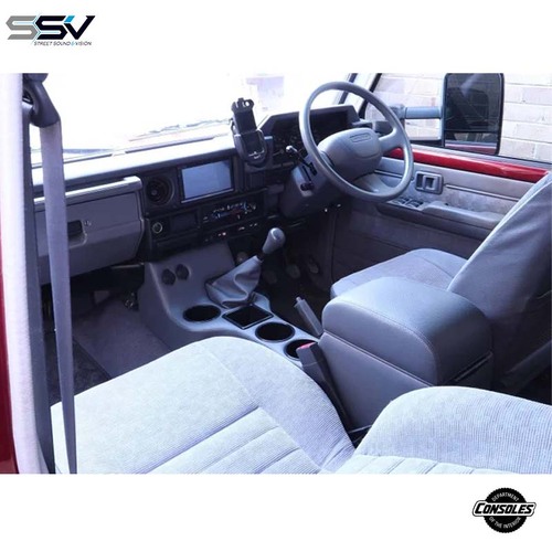 Full Length Floor Console To Suit 2000 - 2009 STEEL DASH (V8 & FACTORY TURBO 6 CYLINDER DIESEL MODELS ONLY)