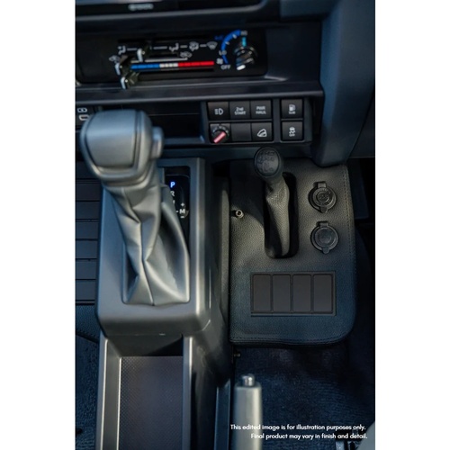 Auto Accessories Wing - RHS Design 5 With Charging Sockets & 4 Rocker Switch Panel