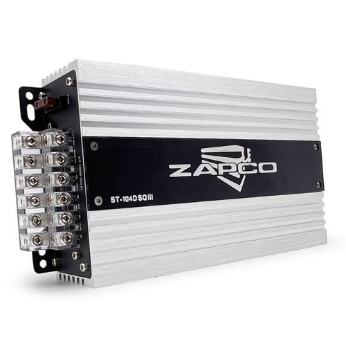 ZAPCO 4-Ch. Class D Compact Amplifier ST-104DSQIII