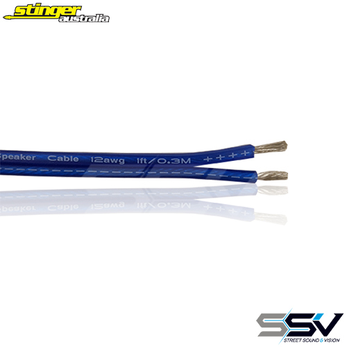 Stinger Australia Blue 12GA Speaker Cable (12M Roll)