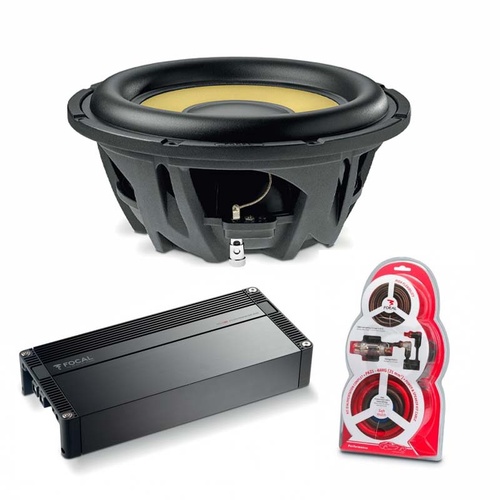 Focal Bass Power Pack SUB 25 KXS + FPX 1.1000 with Installation Kit